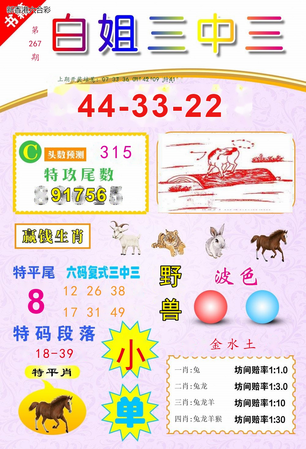 第2026267期精选图库 1256